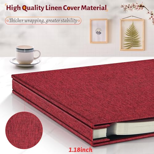 Image of Artfeel Photo Album Self Adhesive Scrapbook,Large Photo Book for 4x6,5x7,8x10 Pictures,DIY Album for Baby Wedding Family Travel Birthday,with Metallic Pen and Scraper