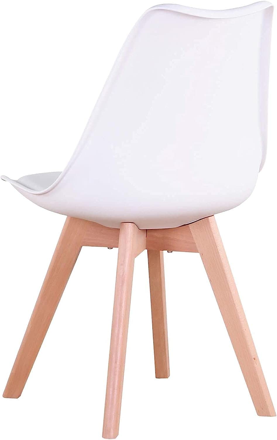 Ensemble de Salle à Manger Moderne - Table Ronde et 4 Chaises Blanc