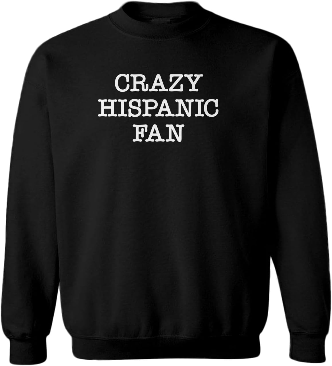 Tcombo Crazy Hispanic Fan - Funny Sports Meme Toddler Fleece Crewneck Sweater