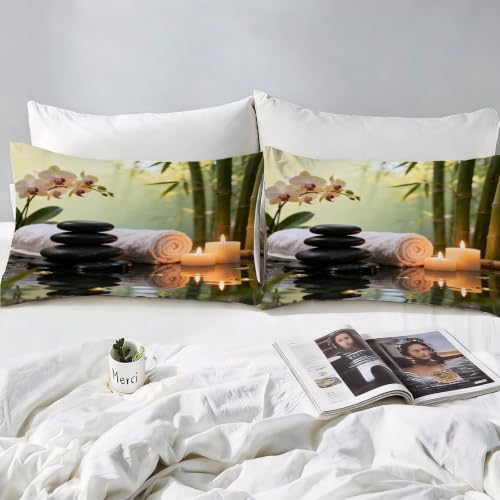 Parure de lit 220x240 microfibre haut de gamme style chic avec finitions zippées - 4