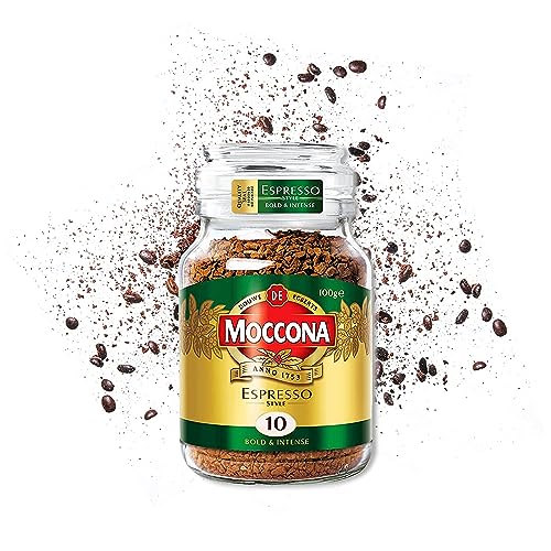 Image of Moccona Indulgence + Espresso Instant Coffee 200gm (100gm x 2) | Premium Imported Coffee | Freeze-Dried | Arabica & Robusta Blend