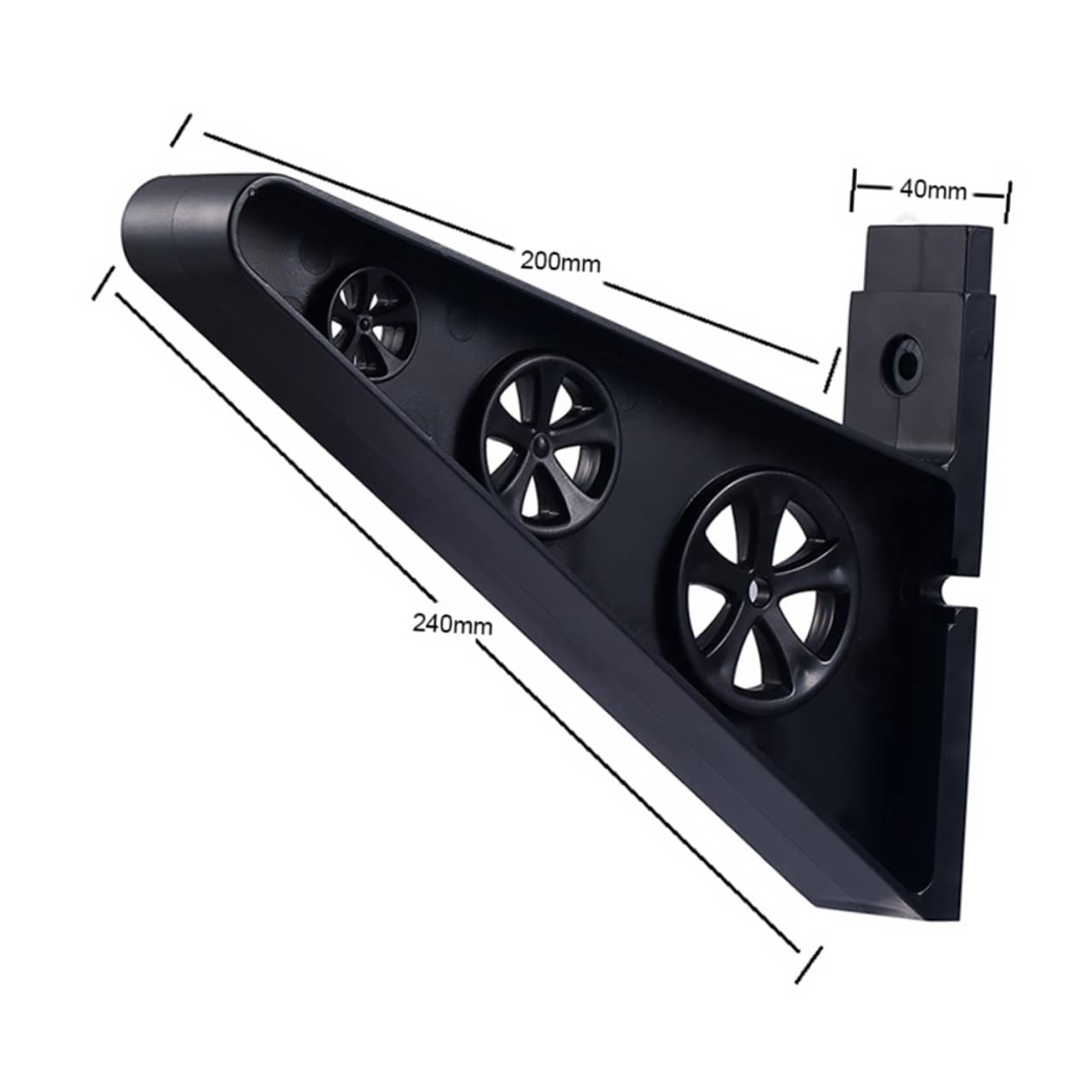 Abaodam Skateboarding Display Tools Wall Mount Storage Rack Snowboard Skateboard Baseball Bat Helmet 25kg Hinged Pp Plastic