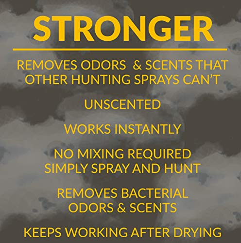 Zorbx - 16oz Remain undetected Hunting and Fishing Odor Remover Spray for Gloves, Hands, Clothes, Gear, Boots, Backpack,and All Accessories