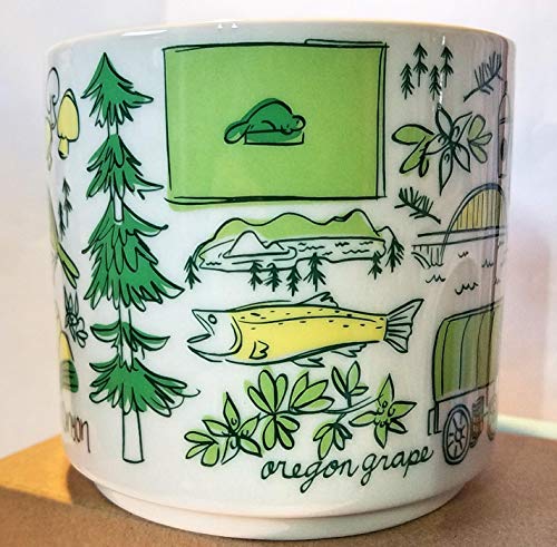 Taza Starbucks Been There Across the Globe 14 oz Oregon miniatura 4
