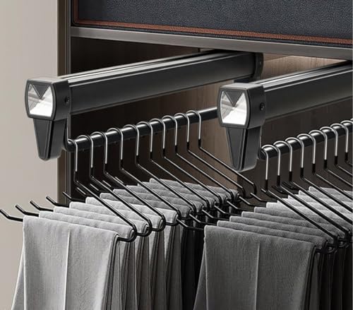 Barra de armario extensible de 260 a 560 mm para colgar ropa 3