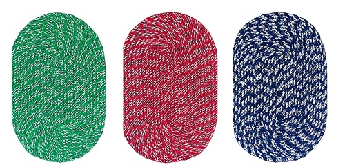 Image of Cotton Doormat Washable|Handmade Cotton Doormat | Quick Dry, Washable Door Mat for Home, Bathroom & Bedroom (33X53 CM)(Green-R-B)