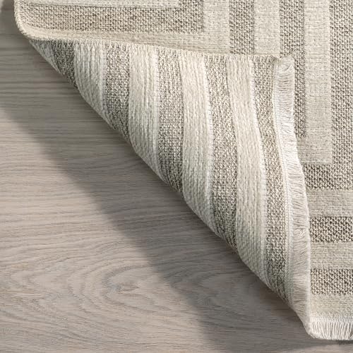 Tapete nuLOOM Nicolai Cream 5'3" x 8' miniatura 5