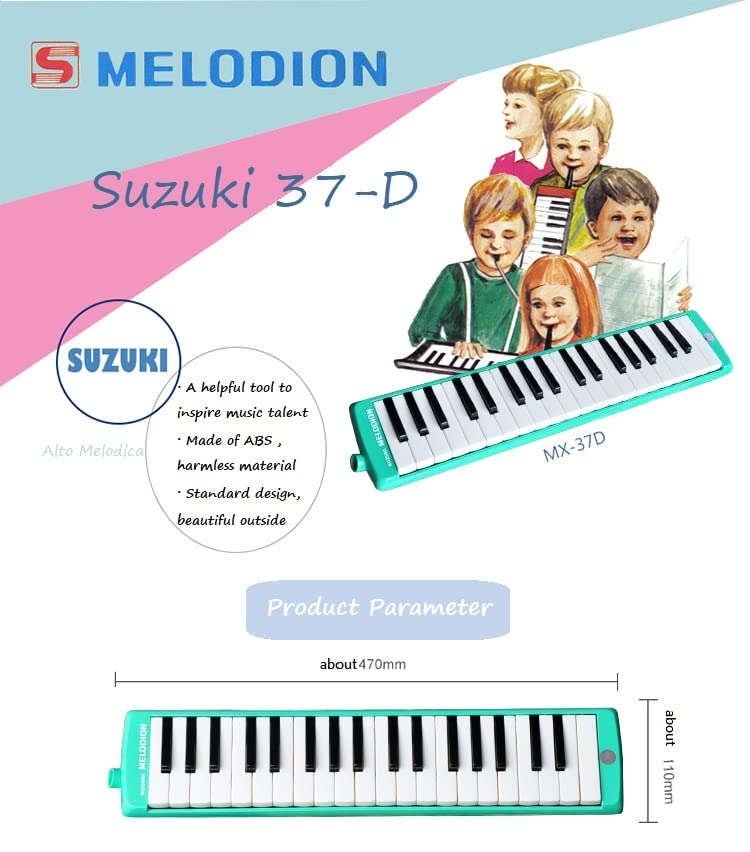 Frontier SUZUKI Alto 37 Key Professional Melodica MX-37D With Handbag