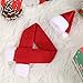 BESPORTBLE 6 Sets Christmas Hat and Scarf Delicate Charming Party Favors Table Decors Wine Bottle Cover Set for Banquet Party Hotel Home