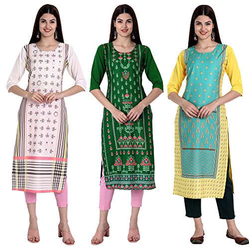 Image of Women's Crepe Straight Kurta