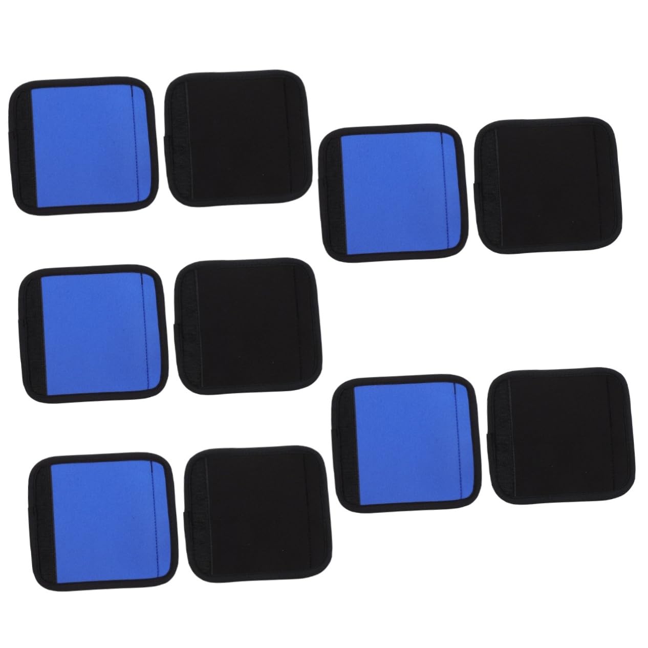 PACKOVE 10piezas Funda De Mango De Equipaje De Neopreno Protector De Asas De Maleta Accesorios De Viaje para Equipaje Pesado