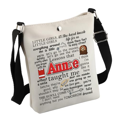 MNIGIU A-nnie Musical Encouragement Quote Crossbody Bag A-nnie Lover Gift A-nnie Merch For A-nnie Musical Fans