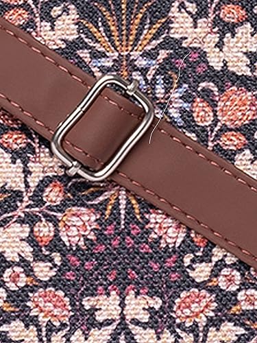 Image of ZOUK Printed Vegan Leather Handmade Women's Handbags with double handles and detachable Sling Strap