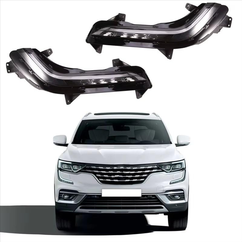Luz de circulación diurna para Koleos II 266003583R foco led delantero derecho con intermitente 2