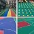 XLIHAWY Interlocking Floor Mat, Non-Slip Splicing Waterproof Drainage Tile, Outdoor Modular Deck Tile for Deck Patio Garage (Color : Blue, Size : 25x25cm/64pcs)