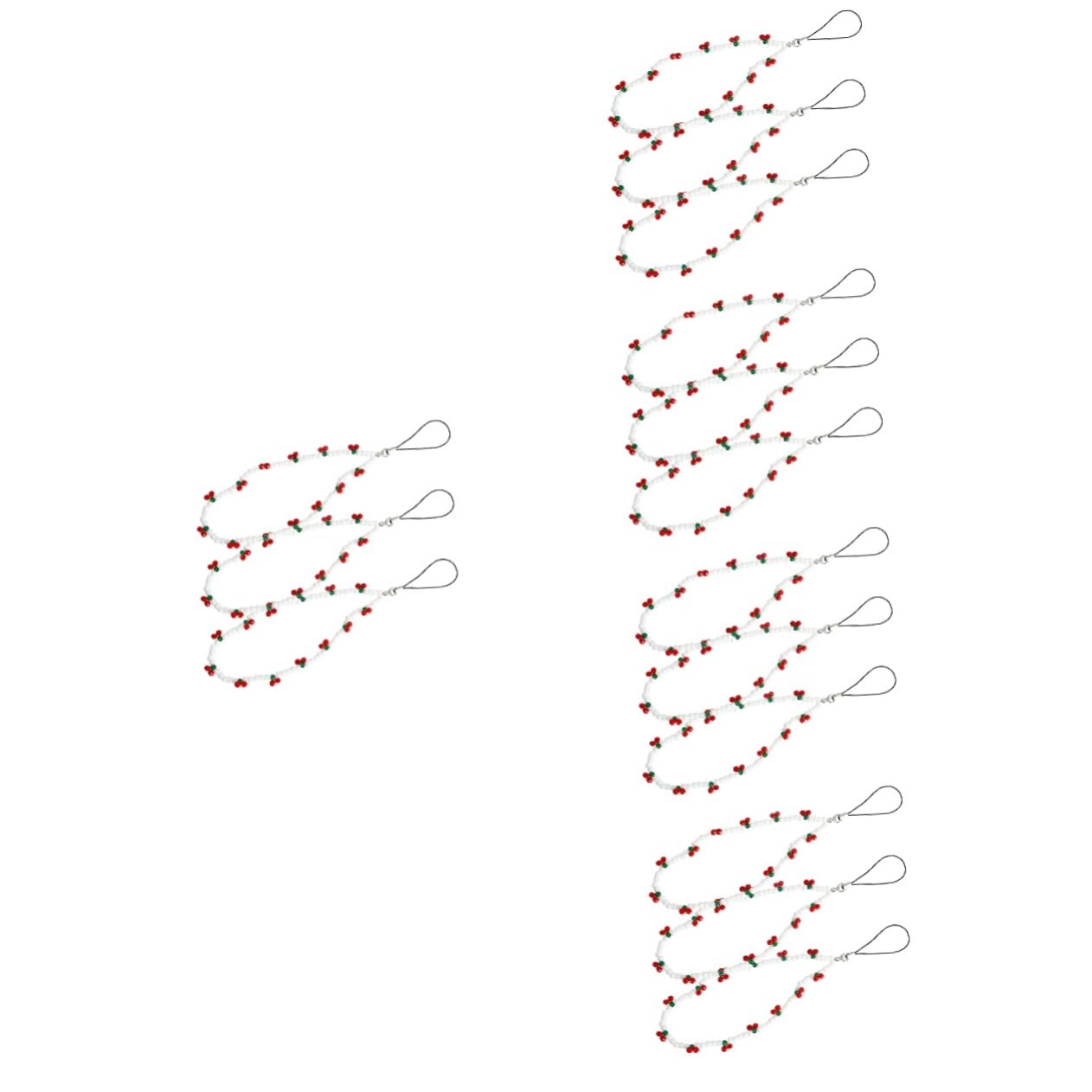 DOITOOL 5 Juegos De Cadenas Para Teléfono Cordón Para Decoración De Teléfono Celular Ideal Para Llevar Teléfonos Móviles (3 Unidades X 5)