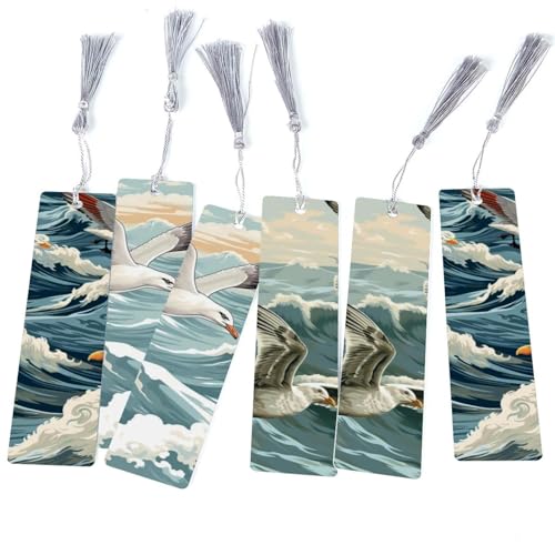 Marque-page mouette de ce lot de 6, cadeau idéal pour lecteur