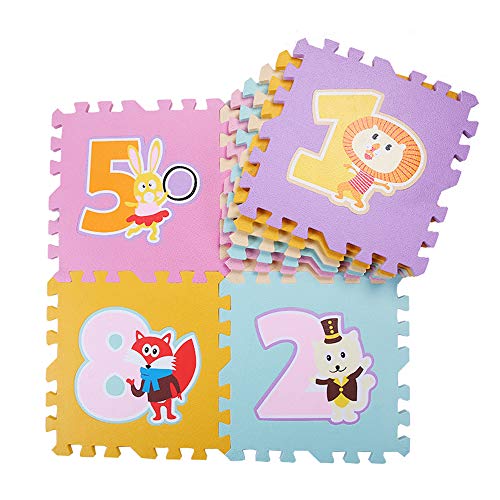 Números Estera Puzzle Juego, No Tóxico Niños Tapetes De Juegos, Grueso (0,5