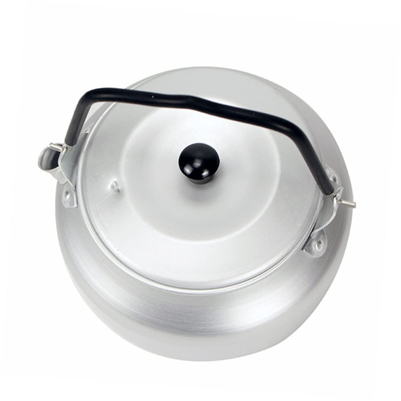 BRIGHTFUFU Camping Tea Pot Aluminum Alloy Outdoor Kettle Insulated Handle Gas Cooker Vintage Tea Kettle