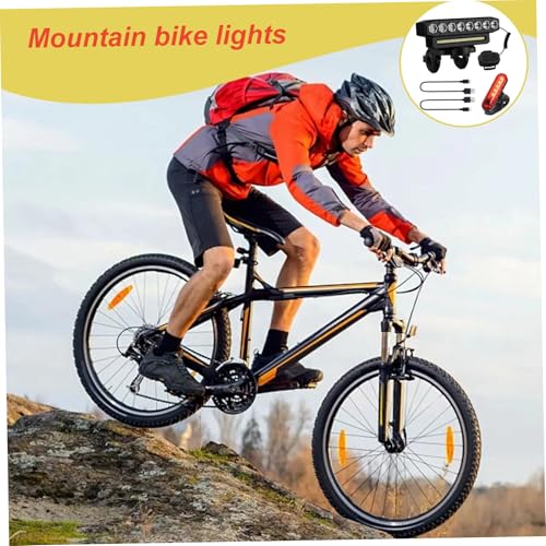 Klaxon de vélo électrique étanche avec feux LED rechargeables