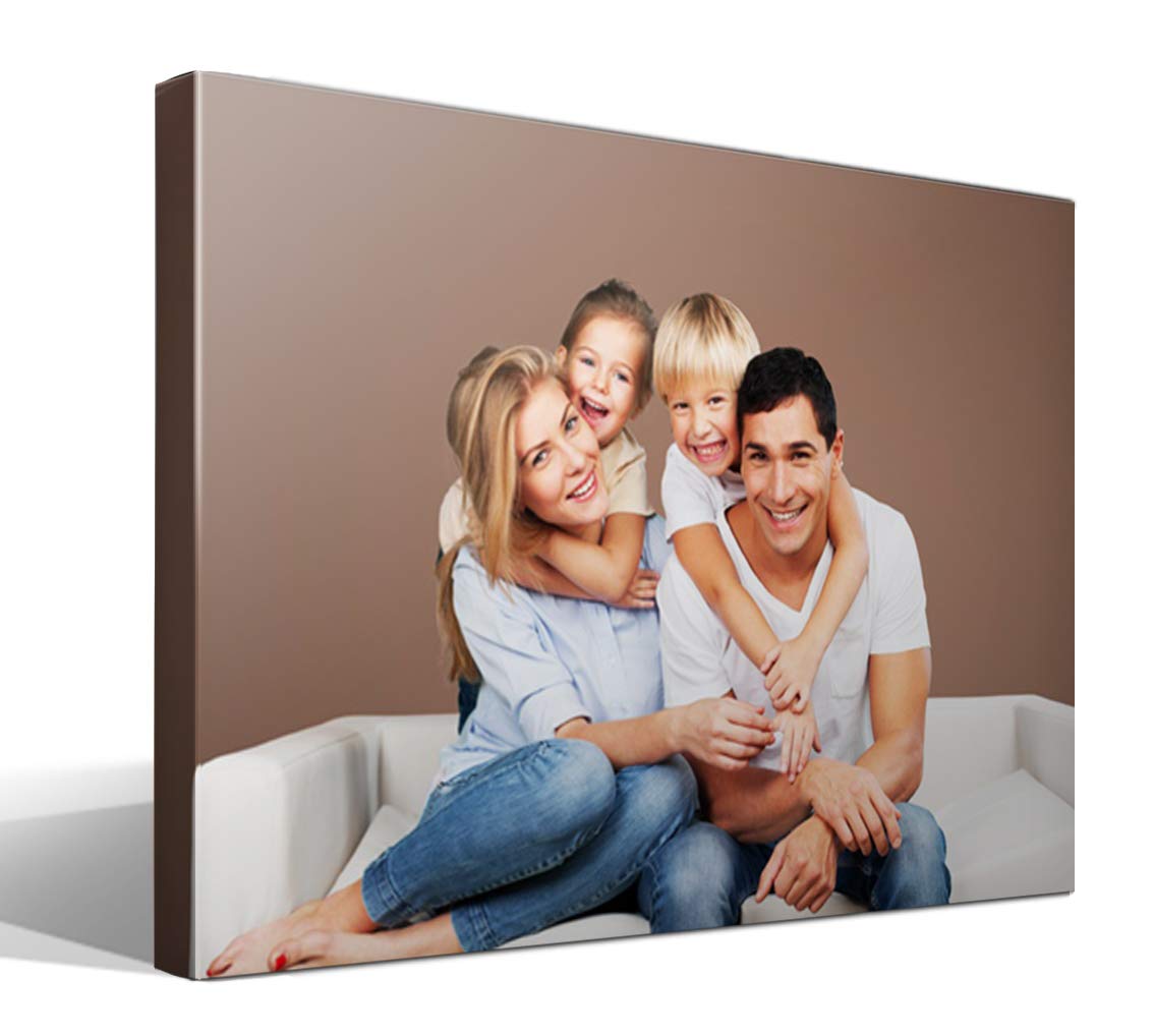 CF CUADROSFAMOSOS.ES CUADROSFAMOSOS.ES Foto Lienzo Personalizado | Cuadro Personalizado con su Propia Foto | Lienzo de algodón sobre Bastidor de Madera | Regalo Ideal - 40x55cm
