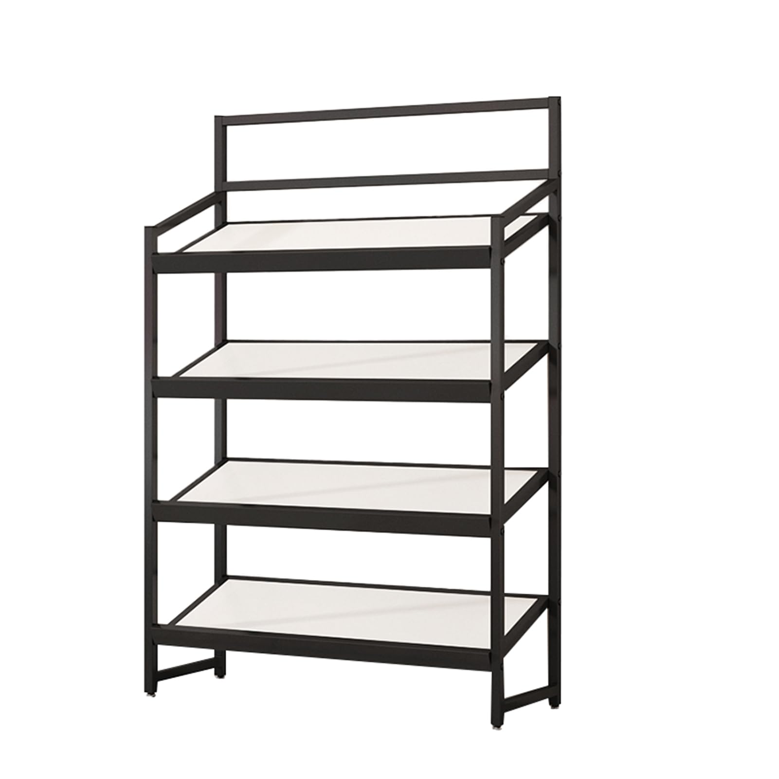 Étagère à chaussures verticale moderne en métal durable pour placard