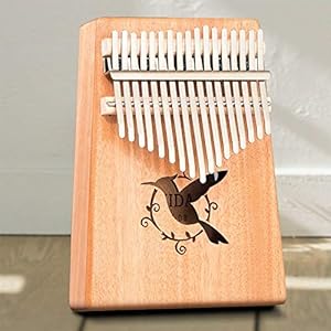 CHENTAOMAYAN Kalimba 17 toetsen Piano Prachtig Muziekinstrumenten Mahonie Duim Piano populaire beginner (Kleur: Vogel)