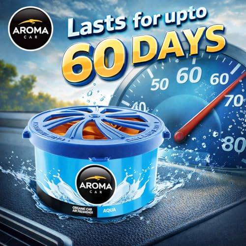 Image of Aroma Car Perfume Organic Air Freshener Aqua 40g