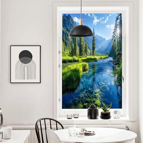 Vinilo adhesivo para ventana privacidad vista moderno miniatura 4