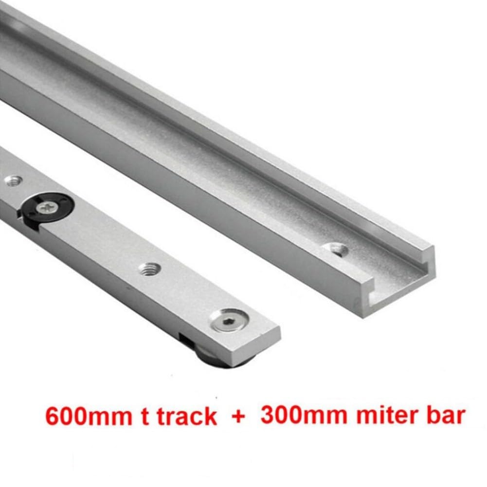 FABULETTA Para 1 juego de barras de inglete y barra de inglete, de aleación de aluminio, para sierras circulares, herramientas de carpintería