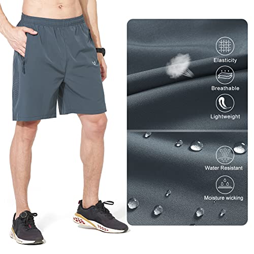 Image of NORTHYARD Men's Athletic Running Shorts Quick Dry Workout Shorts 7 inch / 5 inch / 9 inch Lightweight Sports Gym Basketball Shorts Hiking