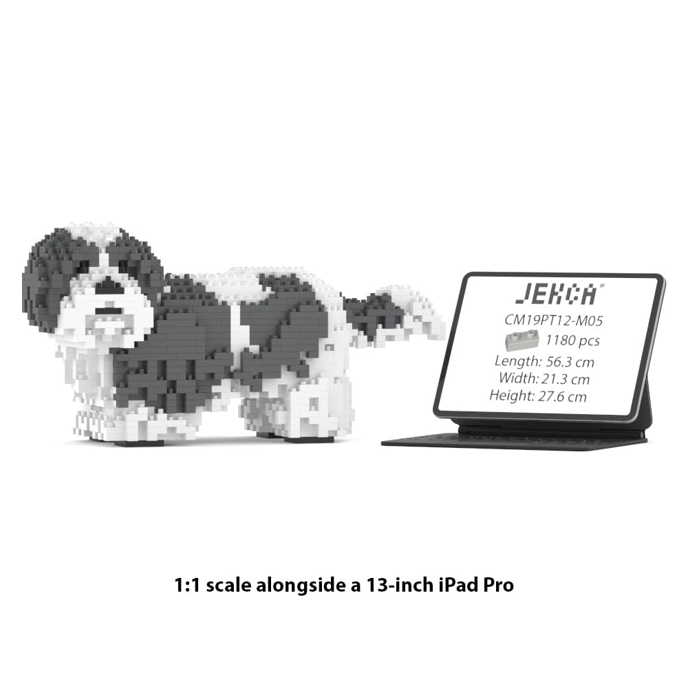 Amazon.com: JEKCA Shih Tzu 01S-M05 | Dog Plastic Building Blocks