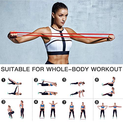 Pull-Up Bands Resistance-Bands Exercise-Bands -  Pull Up Assistance Bands Workout Bands Resistance For Women Long Resistance Bands Resistance Loop Bands Perfect For Gym Home Or Travel #TOP4