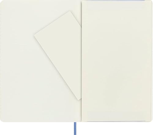 Vista 429 de Moleskine - Cuaderno clásico, tapa blanda, tamaño XL (7.5 x 9.5 pulgadas), a rayas/rayado, azul zafiro, 192 páginas Negro