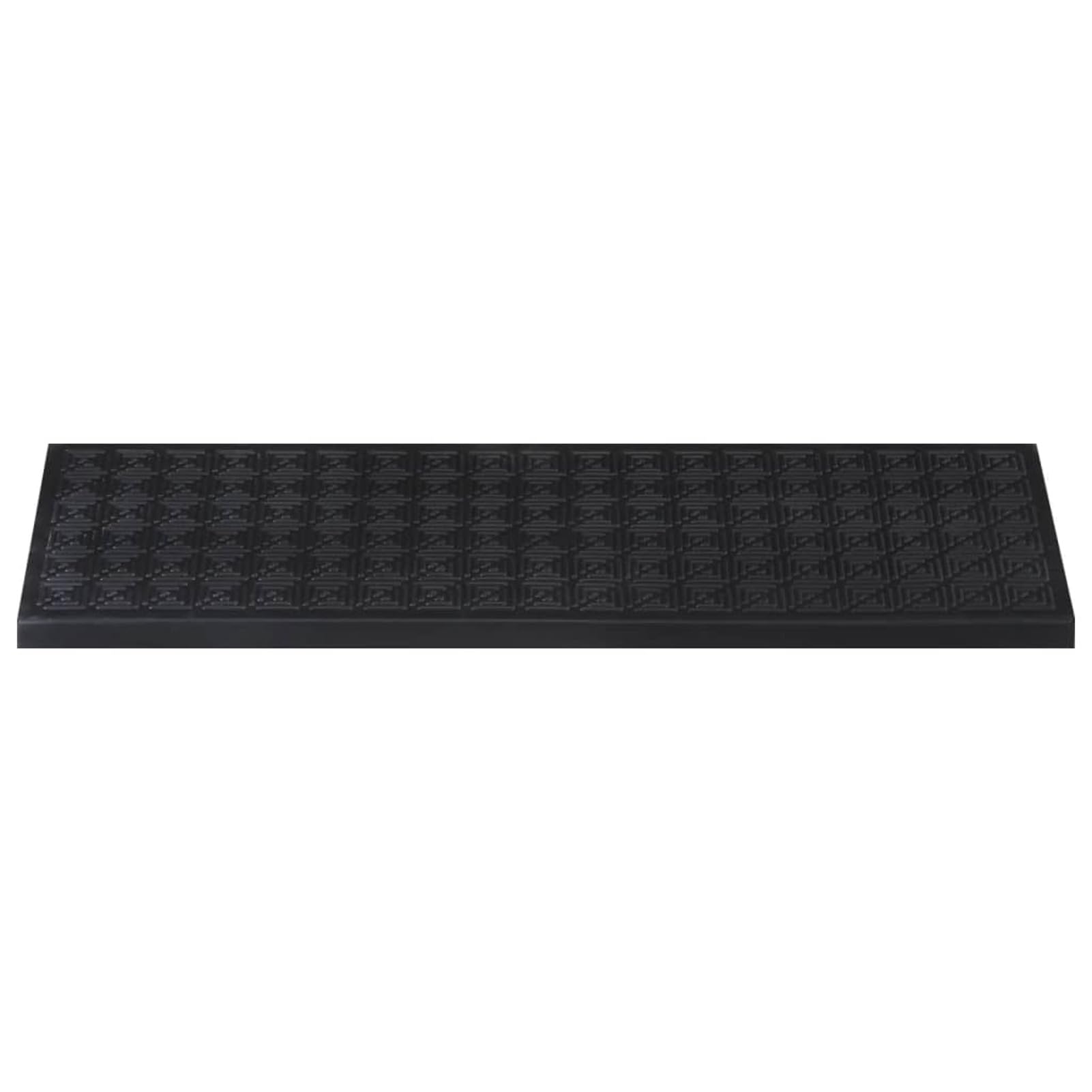 Tidyard Marches d'escalier 10 pcs 25x75 cm Caoutchouc, Tapis de Sécurité Antidérapant Marchette escalier d'intérieur pour Animaux Domestiques et Personnes Agée Style F
