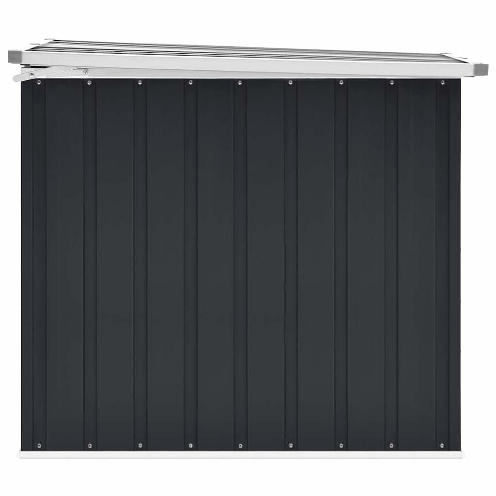 Scatola da giardino antracite, 149 x 99 x 93 cm, resistente alle intemperie, per cuscini, coperte, attrezzi, terrazza, balcone, impermeabile, richiudibile, salvaspazio, robusto, per esterni