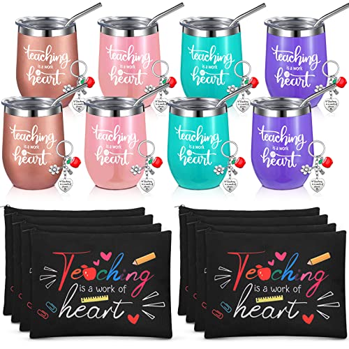 Hoolerry 24 Pcs Teachers Appreciation Gifts Bulk, 12 oz Thank You...