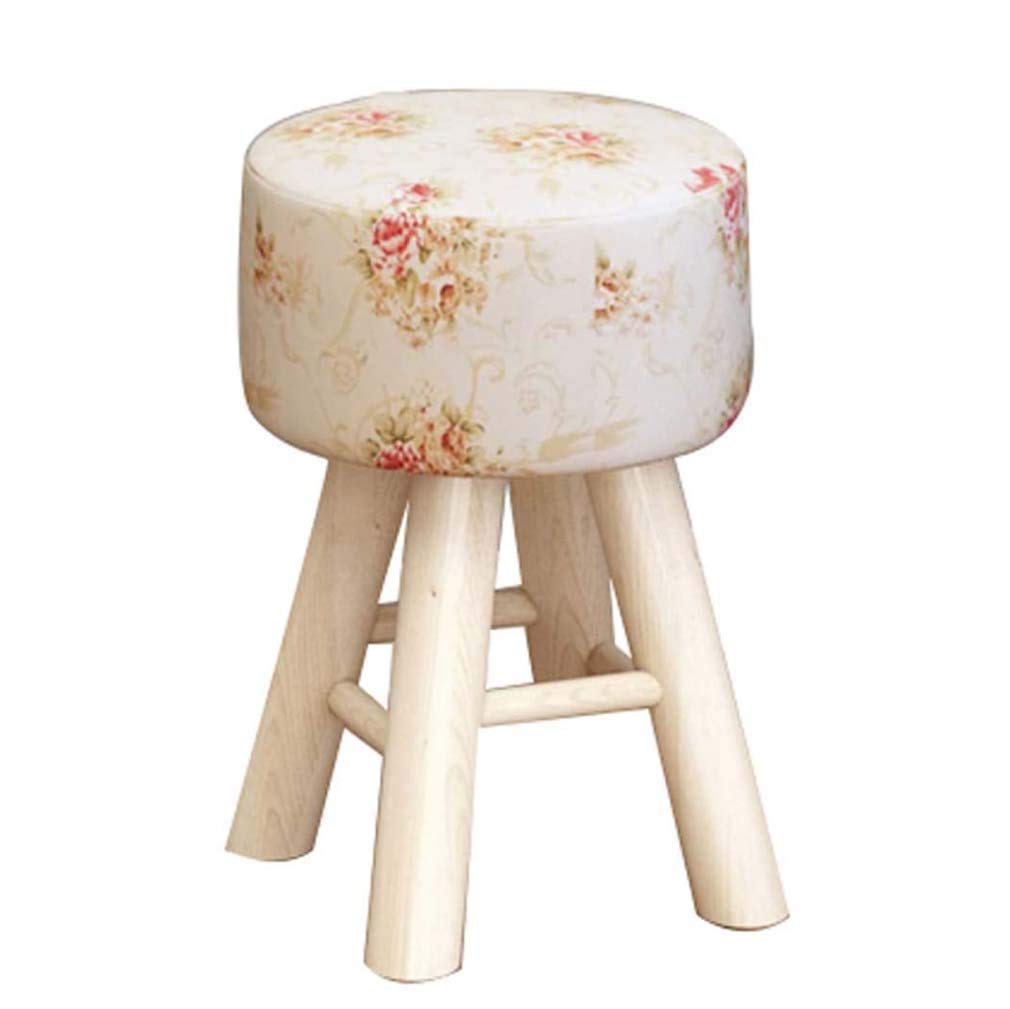 Pouf en lin avec housse amovible, la solution repose-pieds compact et doux pour salon