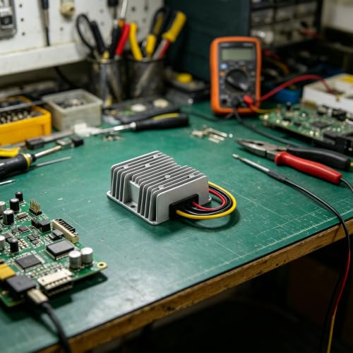Convertidor reductor de 24 V a 12 V listo para montaje en electrónica de vehículos y barcos 6