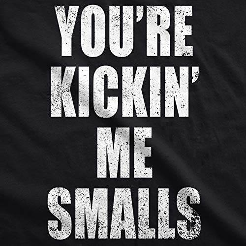 Maternity Kicking Me Smalls Funny T Shirt Pregnancy Announcement Novelty Tee (Black) - M #TOP2