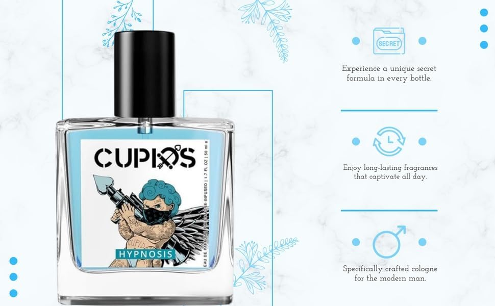 AV Herbal International Cupid Fragrances Original Cologne for Men with Unique Scent Formula 50ml Perfume, Long Lasting - Image 5 thumbnail