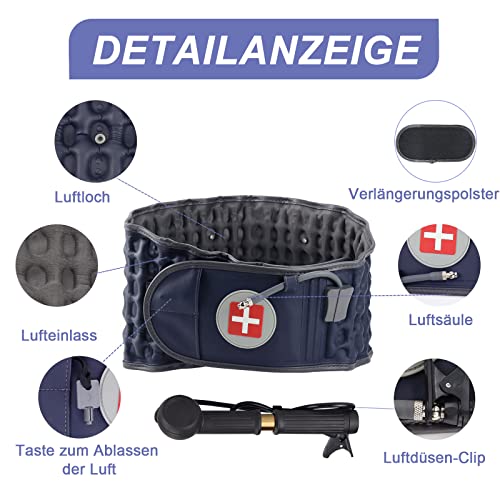 Dekompressionsgürtel Tempsnug für Lendenwirbelsäule, aufblasbar, Einheitsgröße