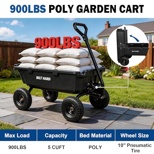 Heavy Duty Electric Wheelbarrow Cart