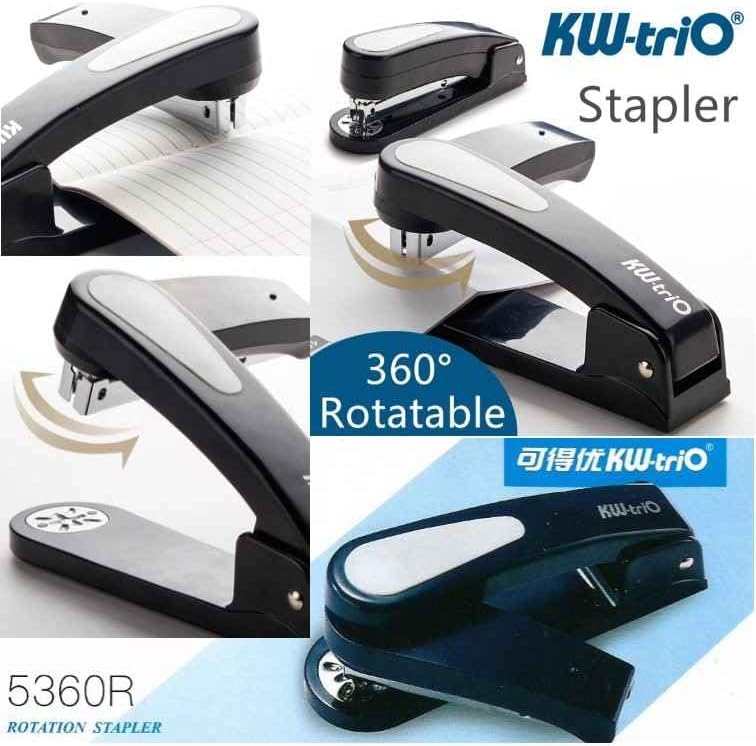 KW-TRIO 5360R Rotation Stapler with parts highlighted