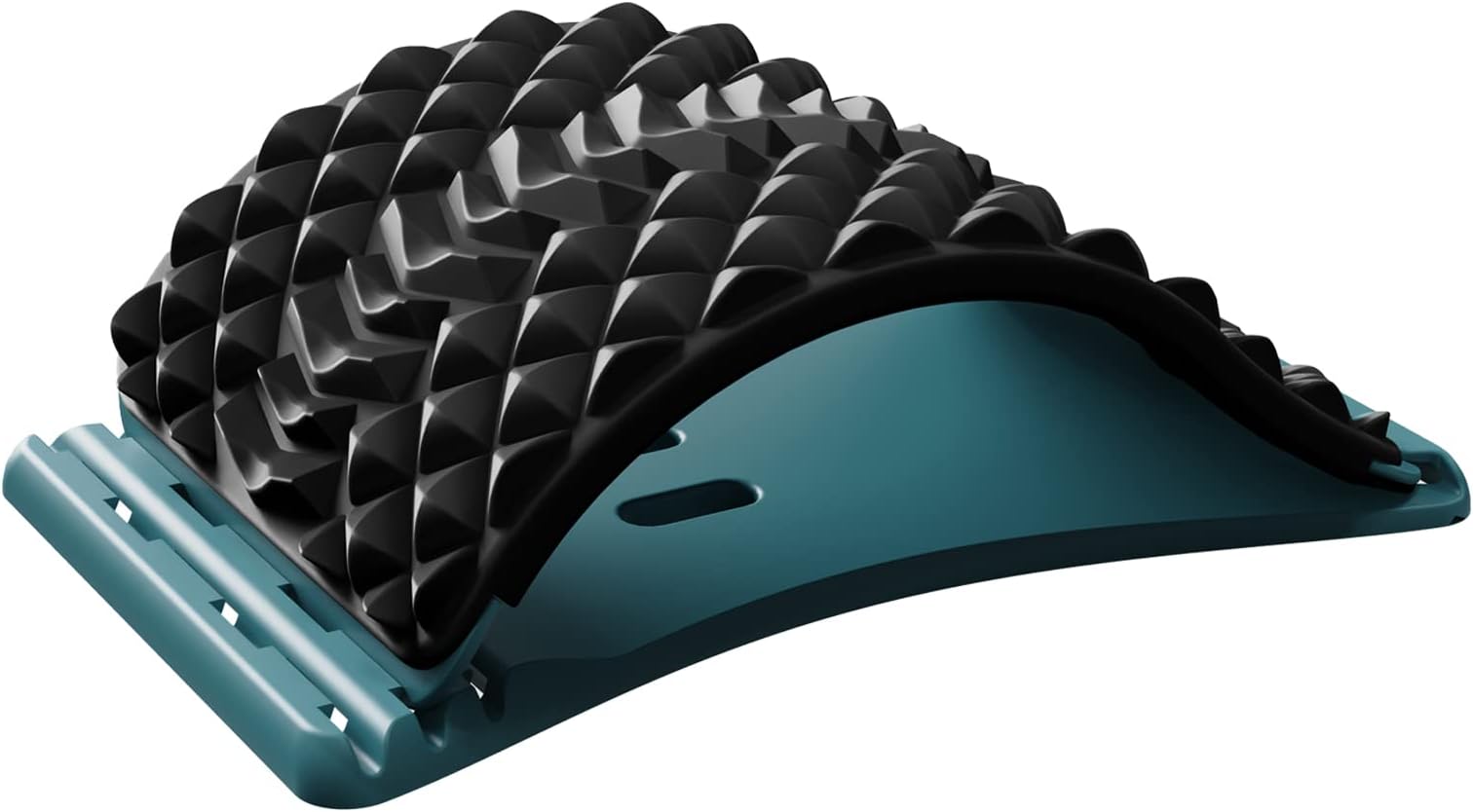 LTUMHGCR Back Stretcher, Back Cracker for Lower Back Pain Relief, Multi-Level Adjustable Spine Board for Herniated Disc, Sciatica, Scoliosis(Black)