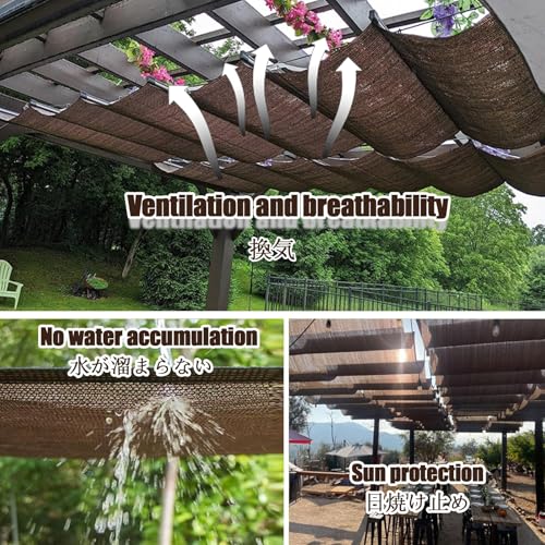 Auvent de pergola rétractable imperméable pour abriter vos repas de terrasse - 6