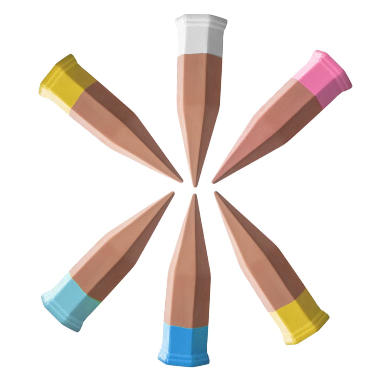 ibasenice 6pcs Slow Release Waterer Irrigation Spikes for Plants Style Self Watering Stakes for Vacation Random