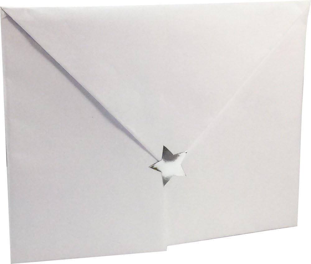 Metallic Silver Star Stickers, 3/4 Inch, 500 Metallic Plastic Labels per Roll - Perfect for Rewards, Decorations, and Crafts in Schools, Offices, and Home Use