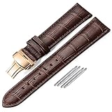 Angenehm zu tragen: Das Armband besteht aus hochwertigem Leder mit feinen Nähten, feiner Verarbeitung und ergonomischem Design für ein angenehmes Trageerlebnis.