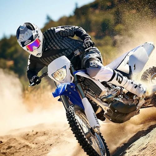 Image of Motorcycle Goggles ATV Goggles Motocross Bendable OTG Goggles Windproof Racing Goggles Off Road Goggles Nose Guard Wrap Ski Goggles Dustproof Over Glassess